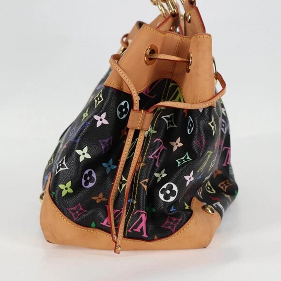 LOUIS VUITTON Monogram Multicolor Ursula Tote Bag Black M40124 LV Auth yk18891V - Picture 6 of 16